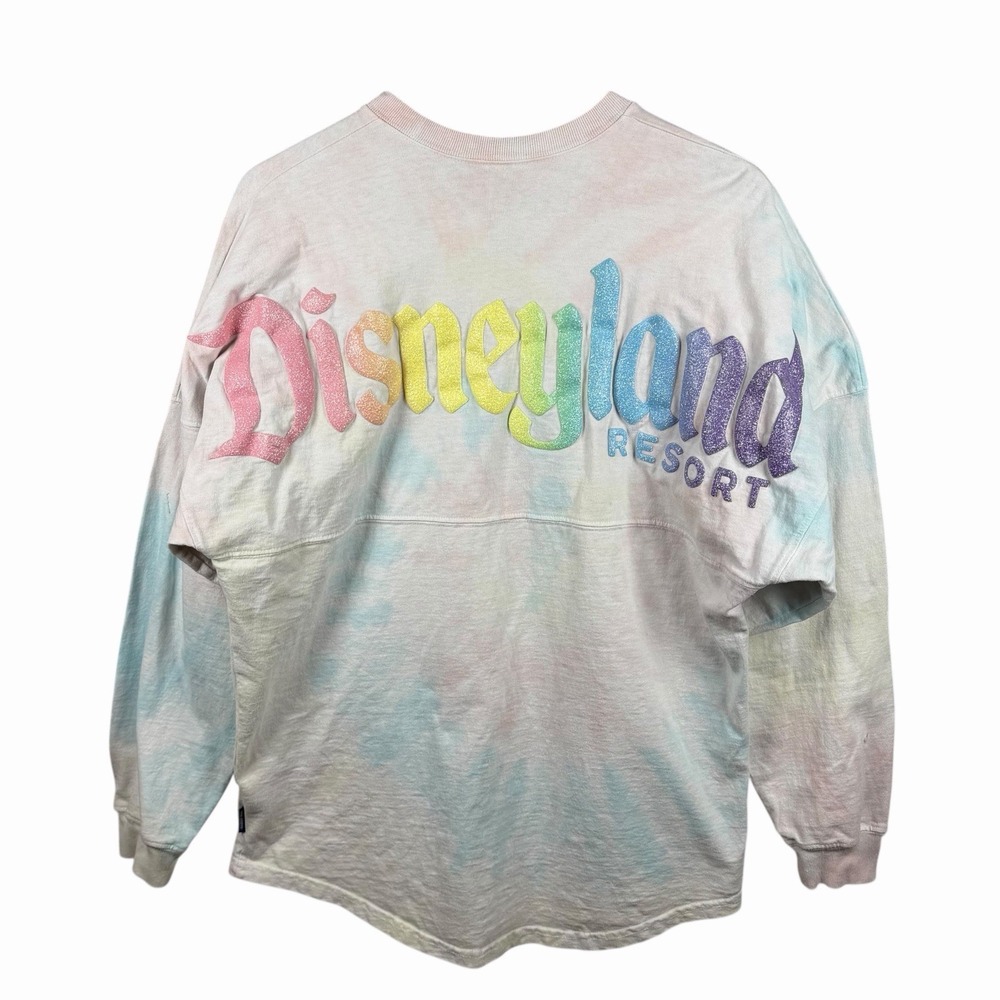 Disneyland Resort Cotton Candy Spirit‎ Jersey Size S subtle tie dye glitter